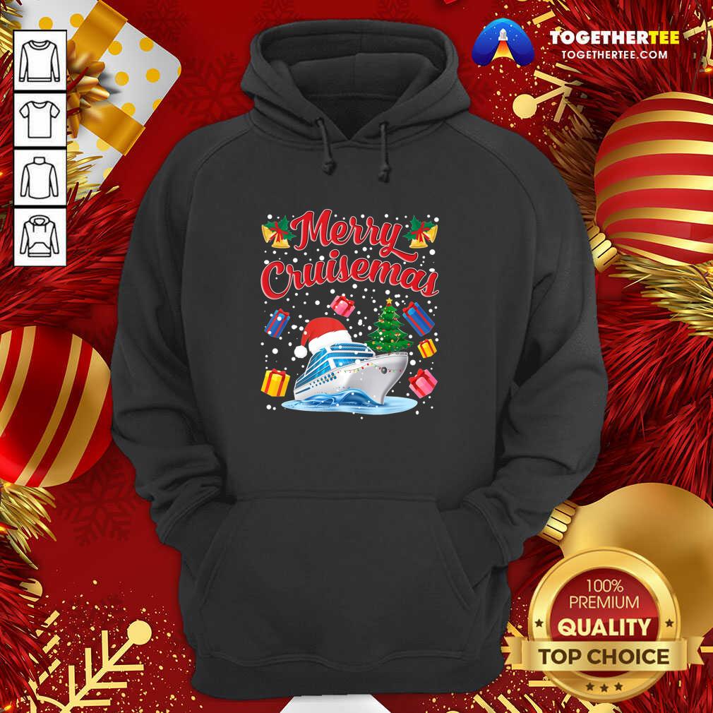 Official Merry Cruisemas Family Cruise Christmas 2020 Santa Hat Shirt - Image 5