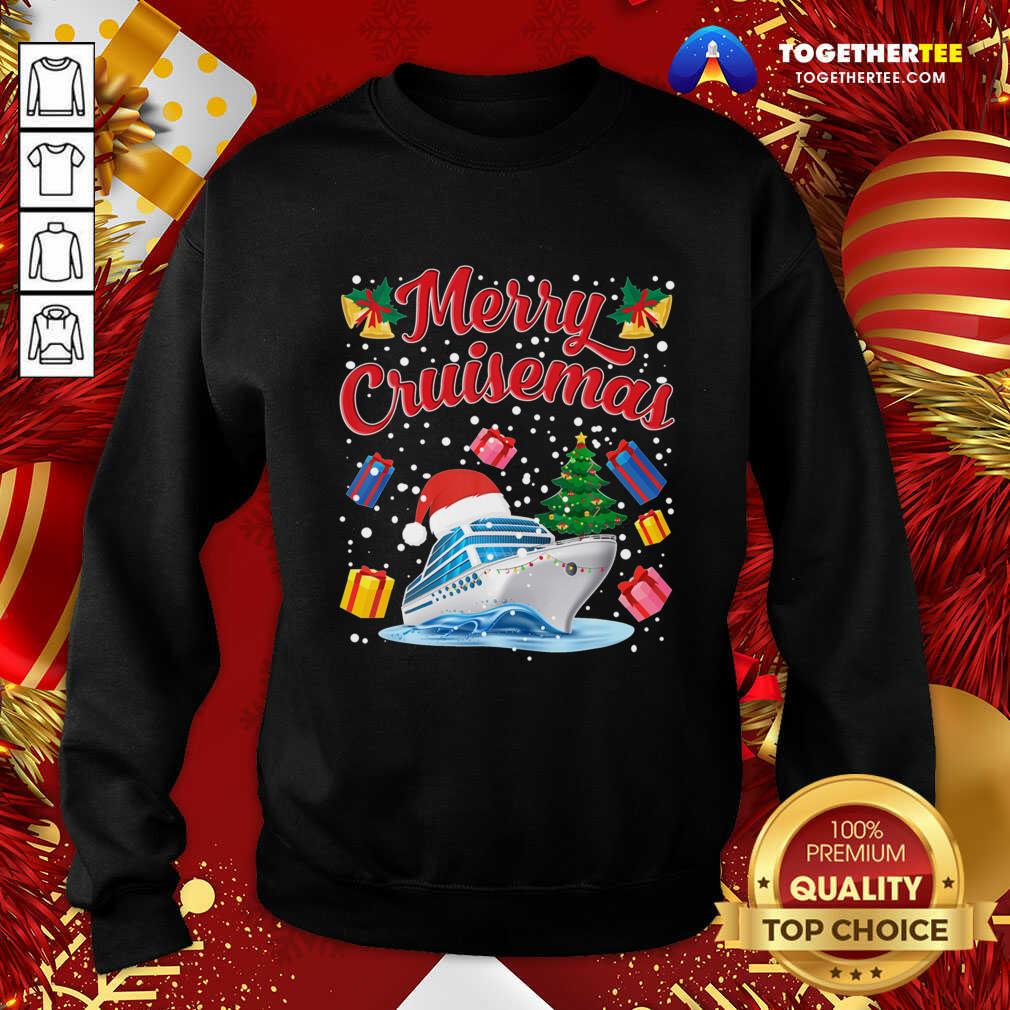 Official Merry Cruisemas Family Cruise Christmas 2020 Santa Hat Shirt - Image 4