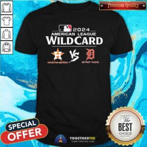 Pretty Houston Astros Vs Detroit Tigers 2024 MLB Al Wild Card T-Shirt