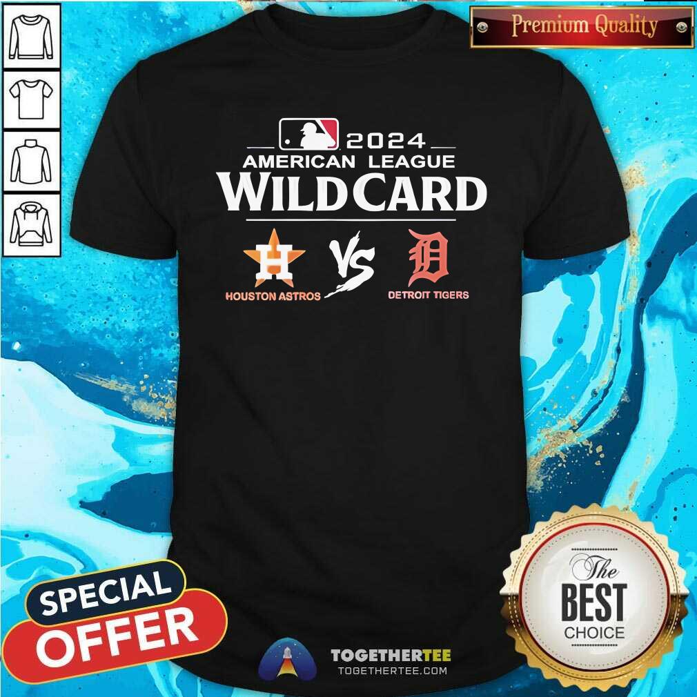 Pretty Houston Astros Vs Detroit Tigers 2024 MLB Al Wild Card T-Shirt