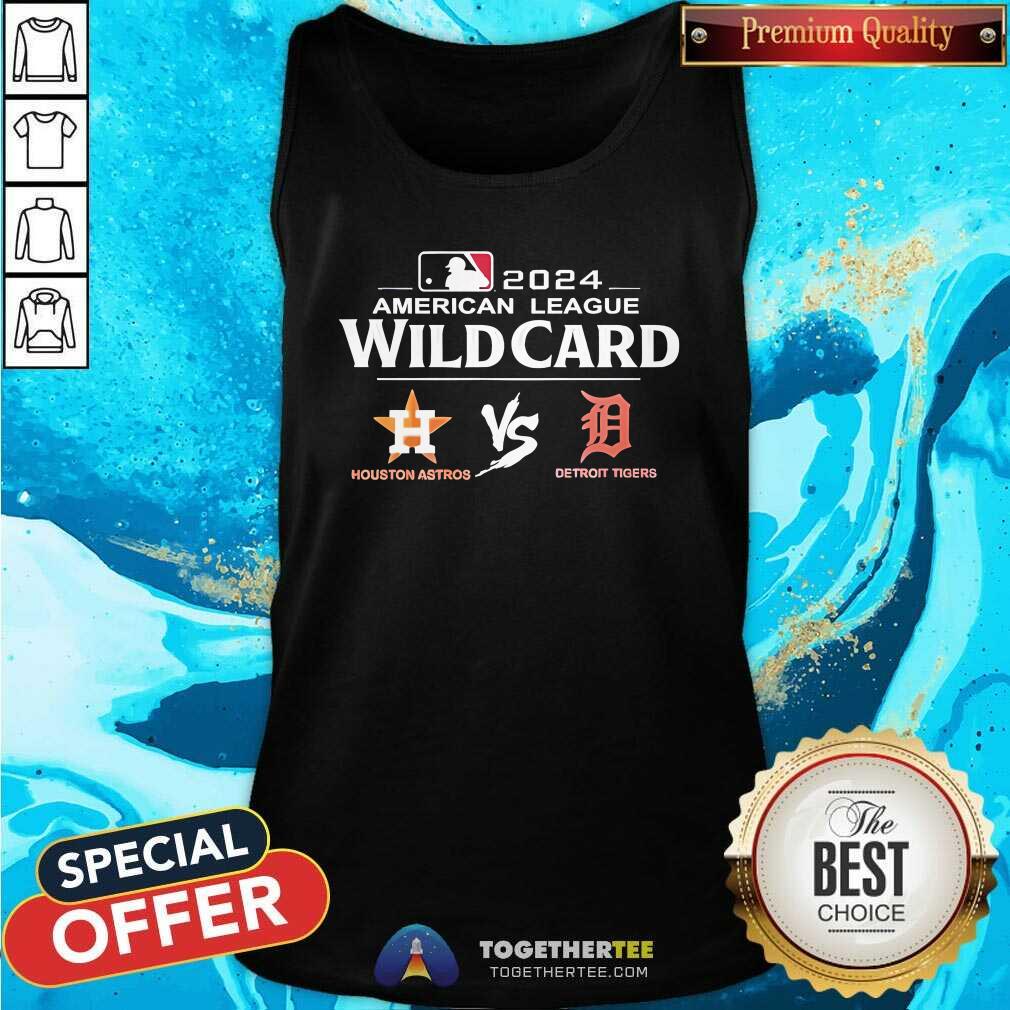 Pretty Houston Astros Vs Detroit Tigers 2024 MLB Al Wild Card T-Shirt - Image 3