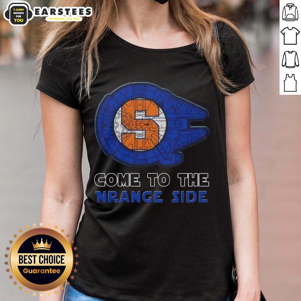 Pretty Star Wars Come To The Syracuse Orange Side T-Shirt - Image 3