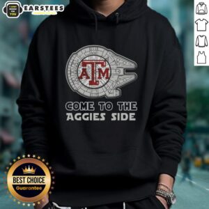 Alternative view of Pretty Star Wars Come To The Texas A&M Aggies Side T-Shirt
