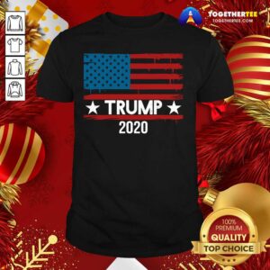 Official Trump 2020 American Flag Election Shirt