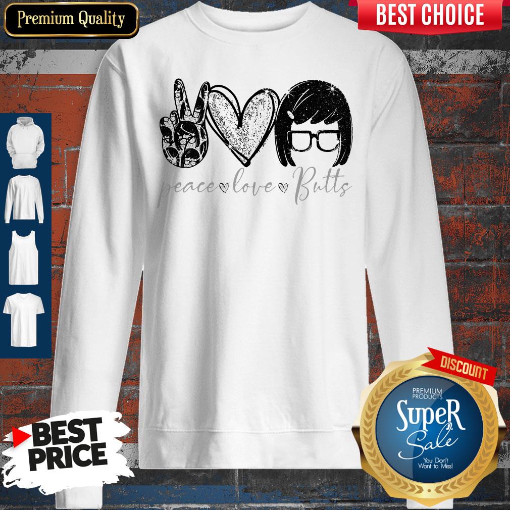 Premium Peace Love Butts Shirt - Image 4