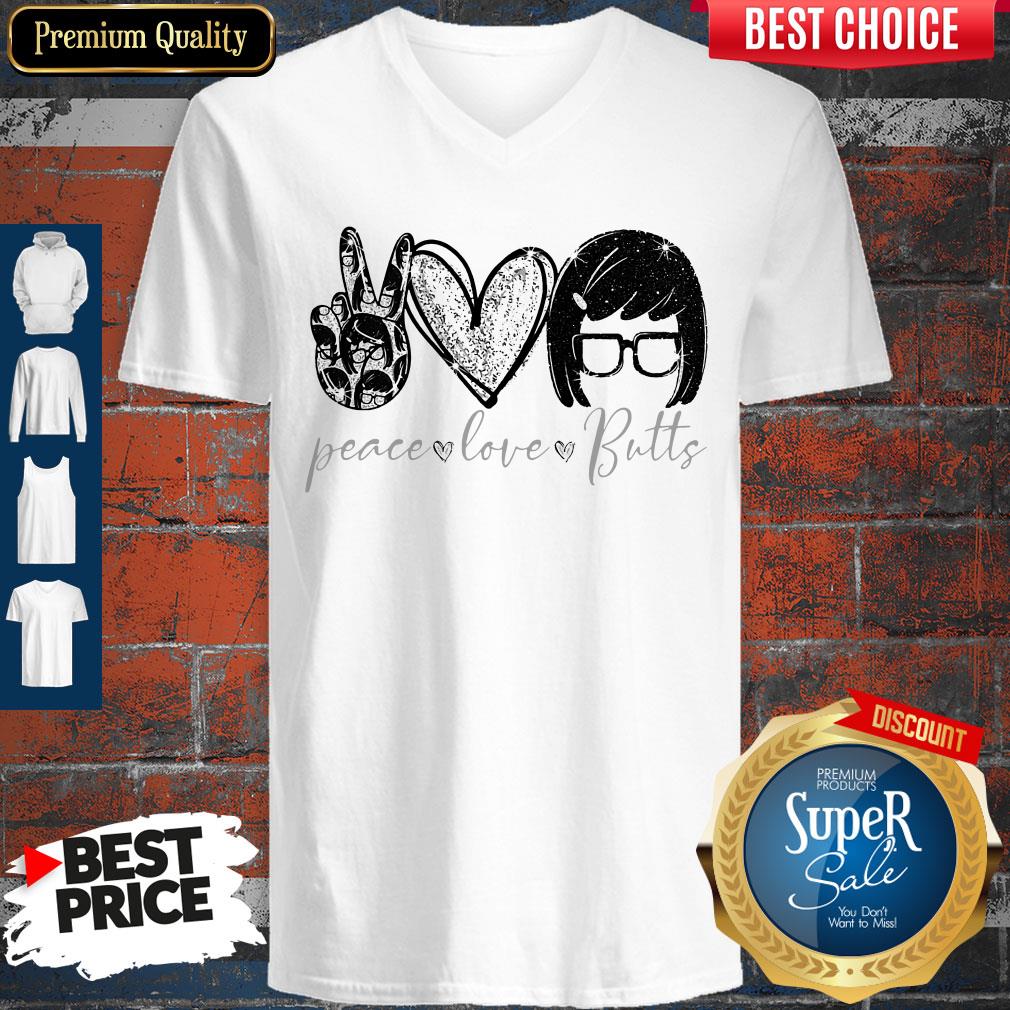 Premium Peace Love Butts Shirt - Image 2