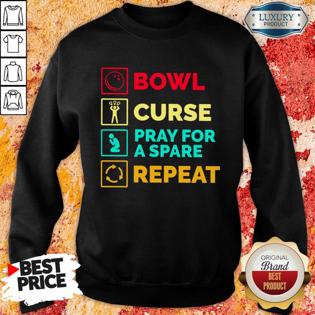 Bowl Curse Pray For A Spare Repeat Shirt - Image 4
