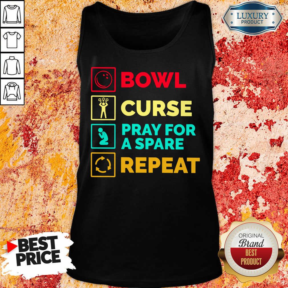 Bowl Curse Pray For A Spare Repeat Shirt - Image 3