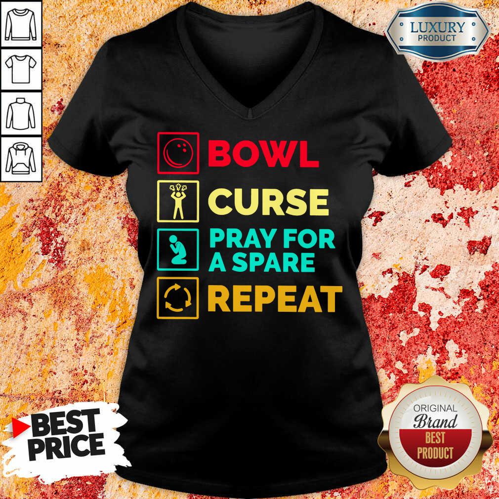 Bowl Curse Pray For A Spare Repeat Shirt - Image 2