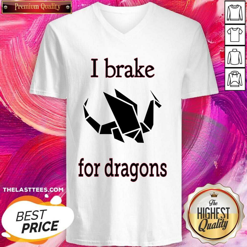Official I Brake For Dragon Bumper Shirt - Image 3