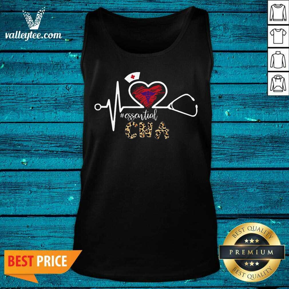Heartbeat Nurse Leopard Medical Stethoscope CNA Shirt - Image 4