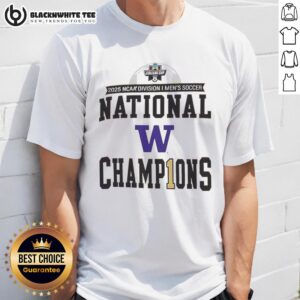 Original Washington Huskies 2025 NCAA Division Men's Soccer National Champions T-Shirt