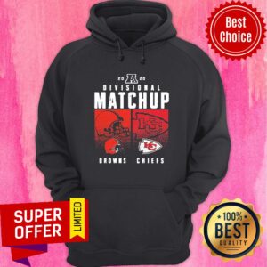 Alternative view of Cleveland Browns VS Kansas City Chiefs 2020 Nfl Playoffs Divisional Matchup Shirt