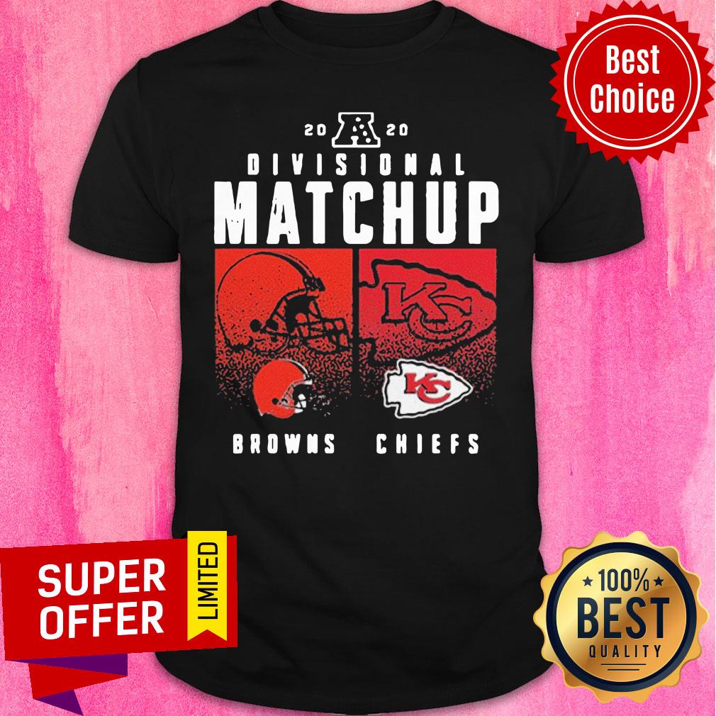 Cleveland Browns VS Kansas City Chiefs 2020 Nfl Playoffs Divisional Matchup Shirt