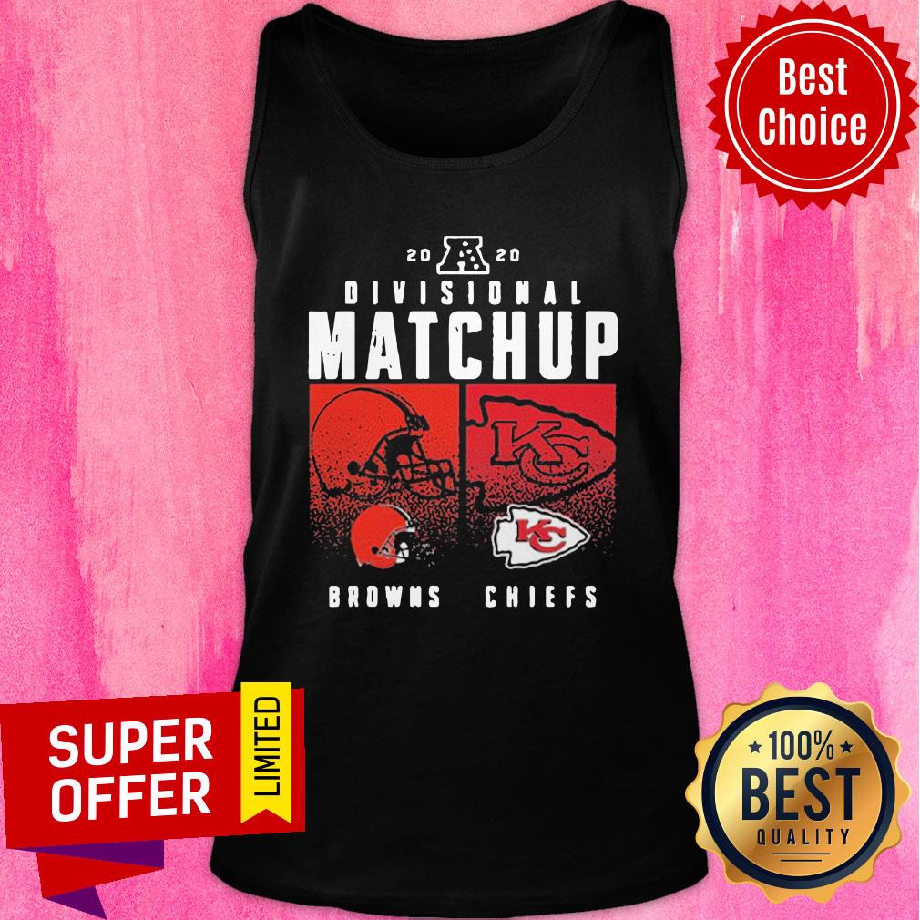 Cleveland Browns VS Kansas City Chiefs 2020 Nfl Playoffs Divisional Matchup Shirt - Image 4