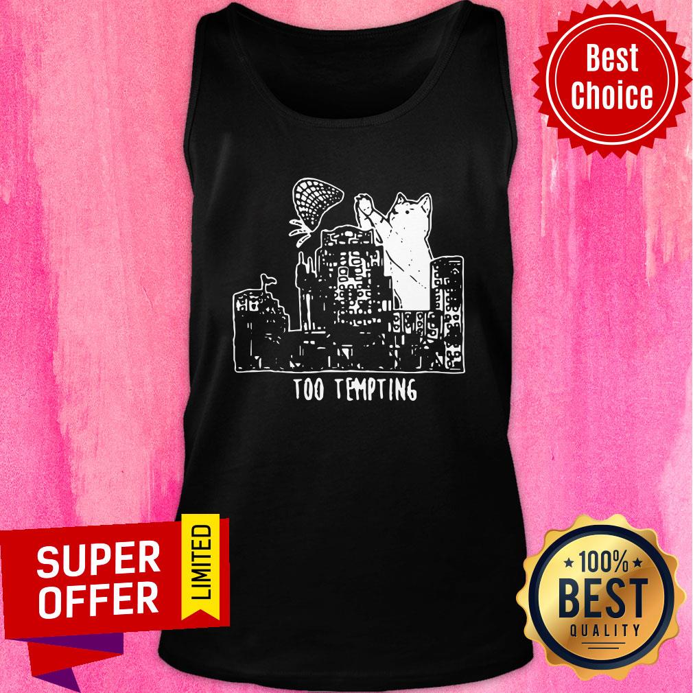 Official Cat Too Tempting Shirt - Image 3