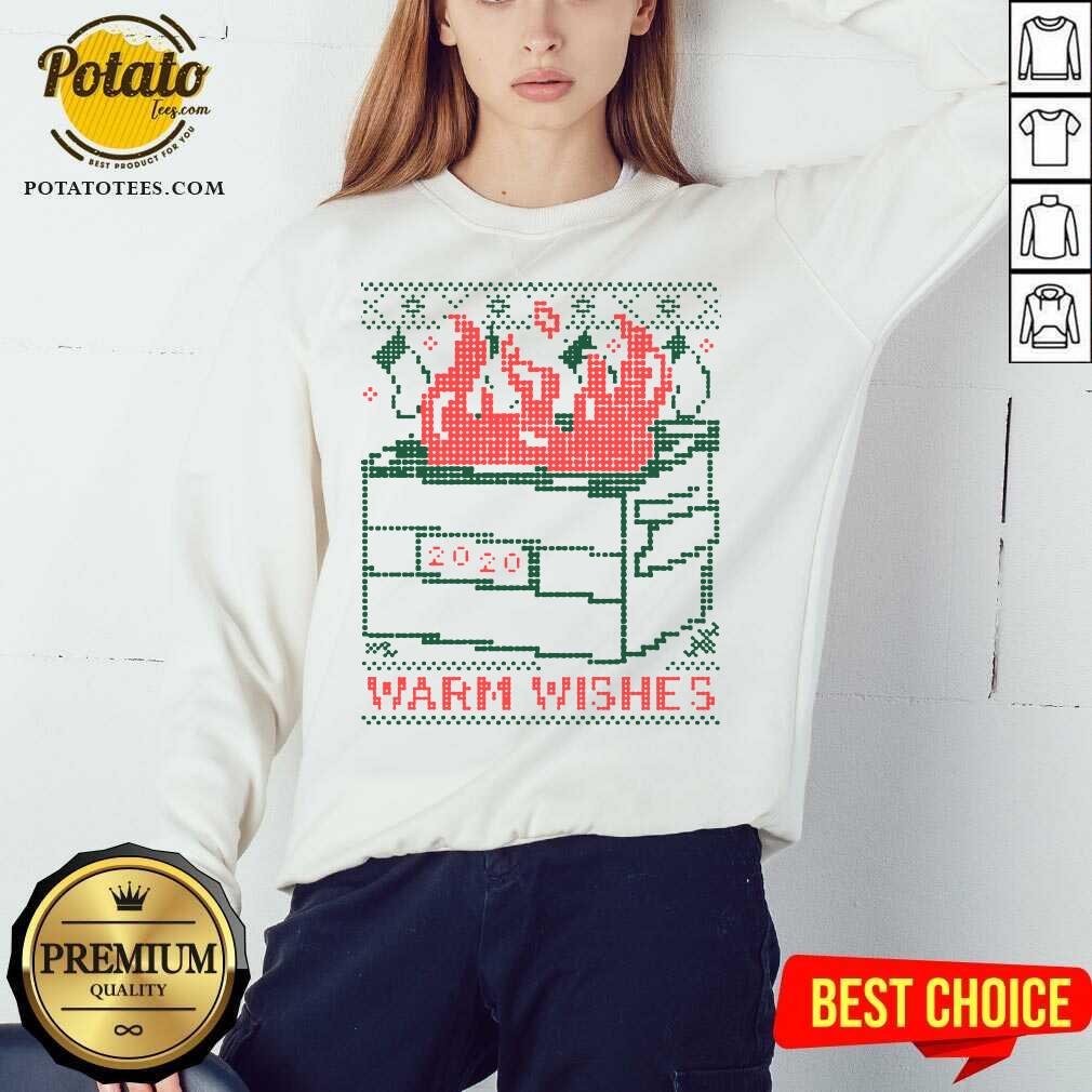 Premium Warm Wishes Dumpster Fire Shirt - Image 4