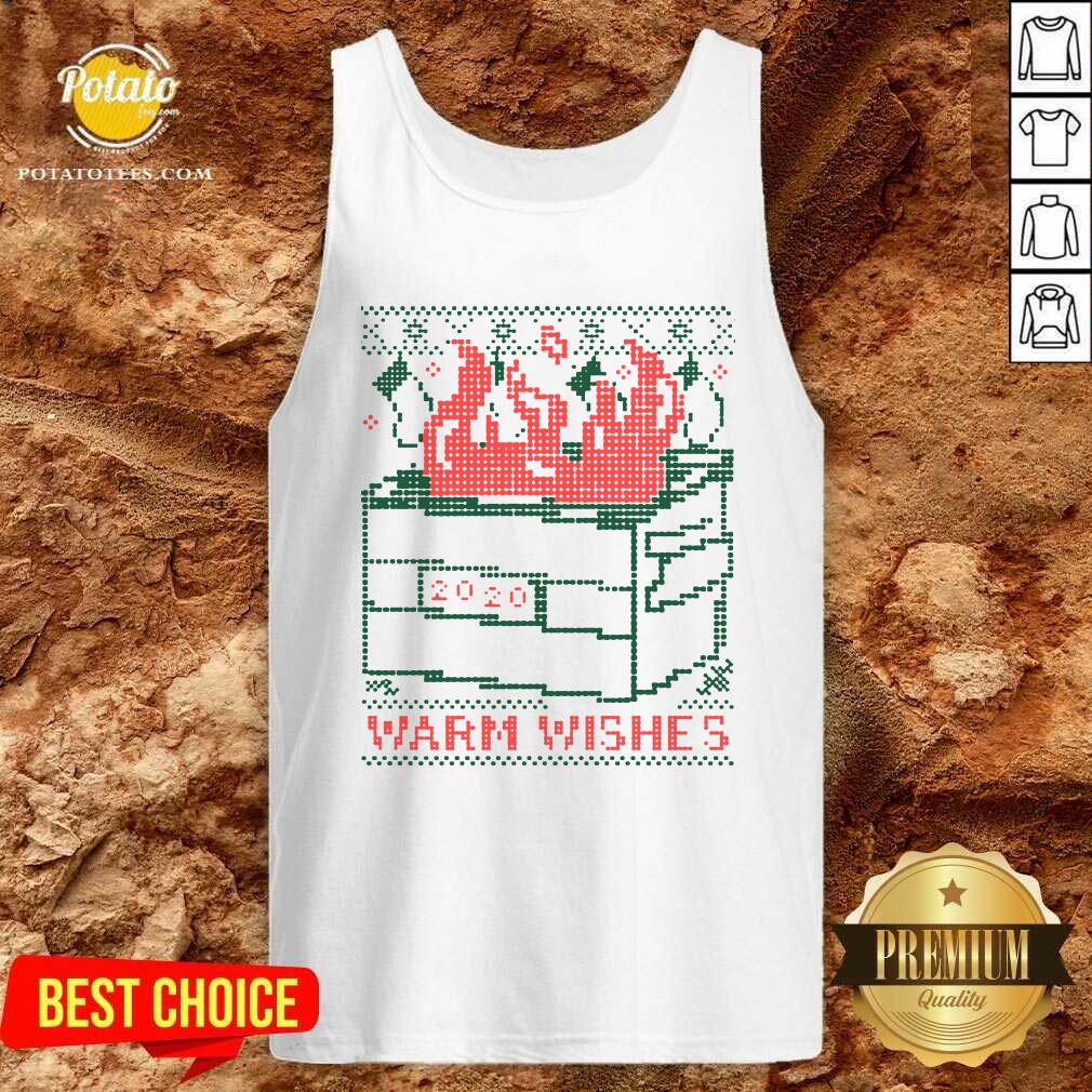 Premium Warm Wishes Dumpster Fire Shirt - Image 3