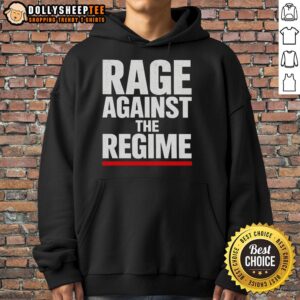 Alternative view of Premium Rage Again The Regime Quote T-Shirt