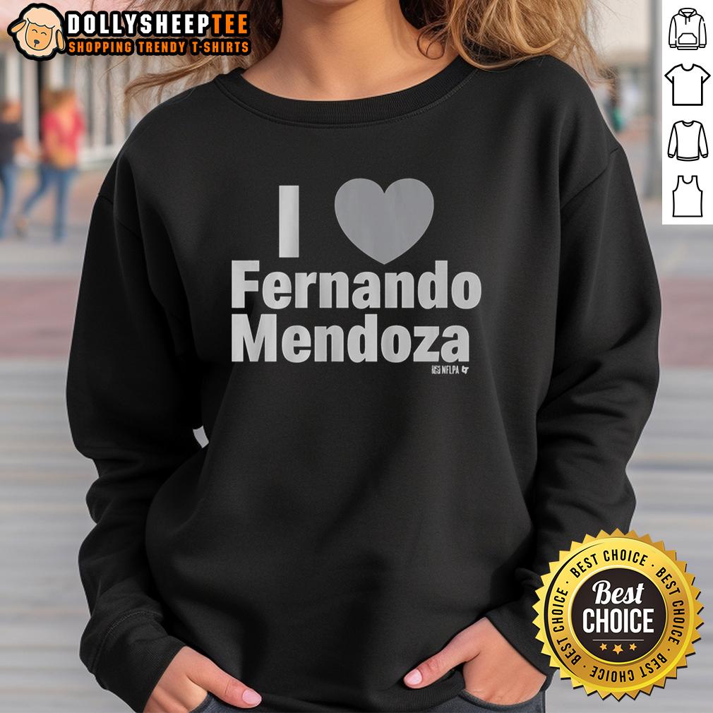 Good I Heart Fernando Mendoza T-Shirt - Image 5