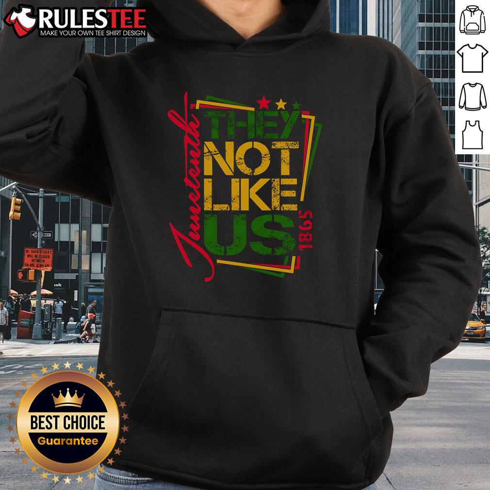 Good Juneteenth Not Like Us Not Like Us African American Freedom 1865 T-Shirt - Image 2