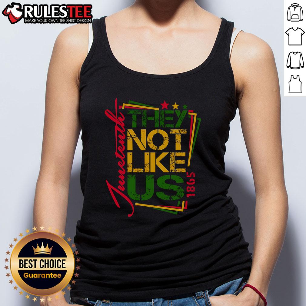 Good Juneteenth Not Like Us Not Like Us African American Freedom 1865 T-Shirt - Image 4