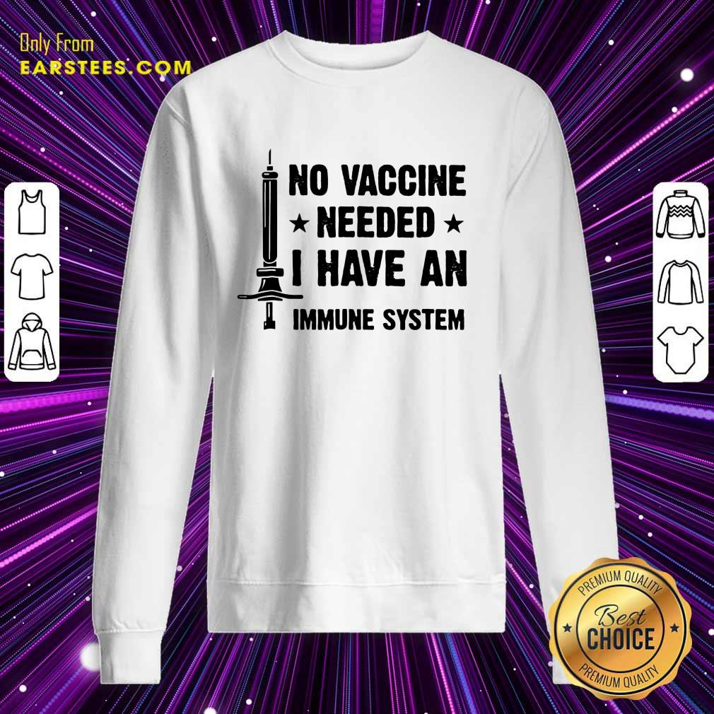 Original Vaccine Needed Immune System Shirt - Image 3