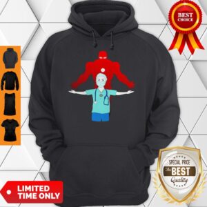 Alternative view of Good Doctor Is Superhero Shirt