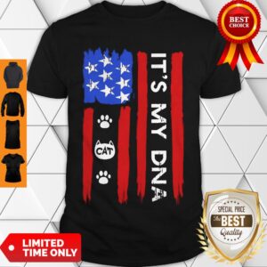 Hot Independence Day Its My DNA Cat Paw Shirt