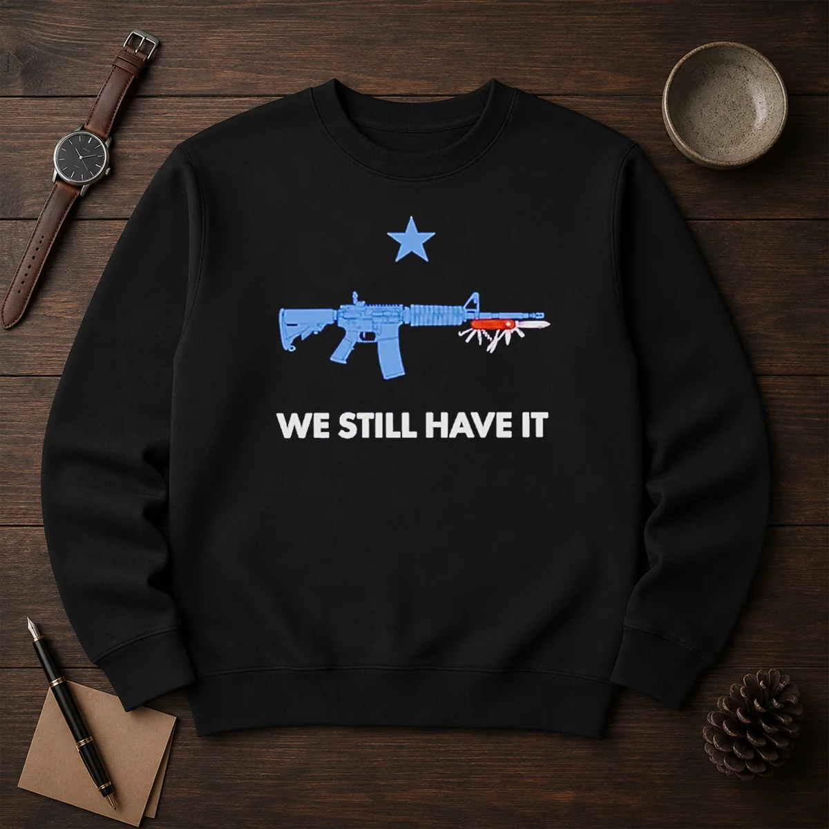 Official Swiss Army Knife We Still Have It Shirt - Image 7