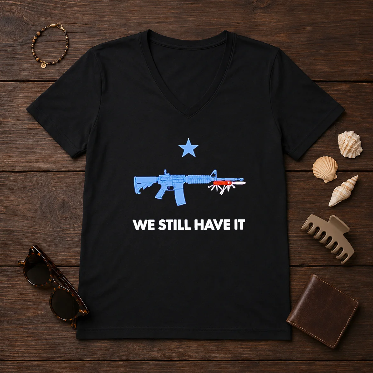 Official Swiss Army Knife We Still Have It Shirt - Image 2