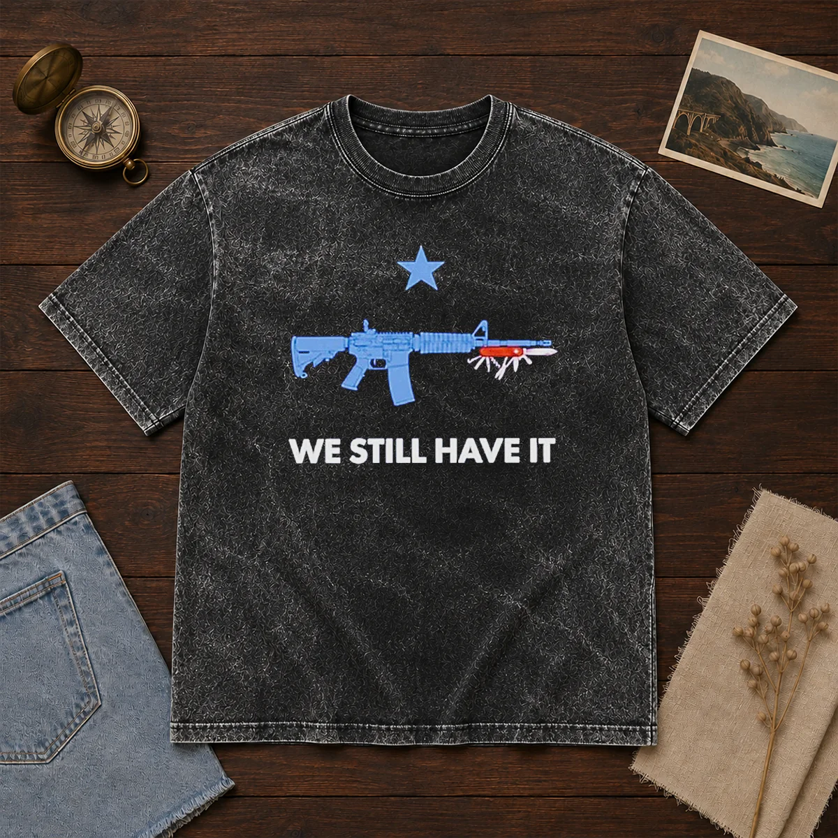 Official Swiss Army Knife We Still Have It Shirt - Image 8