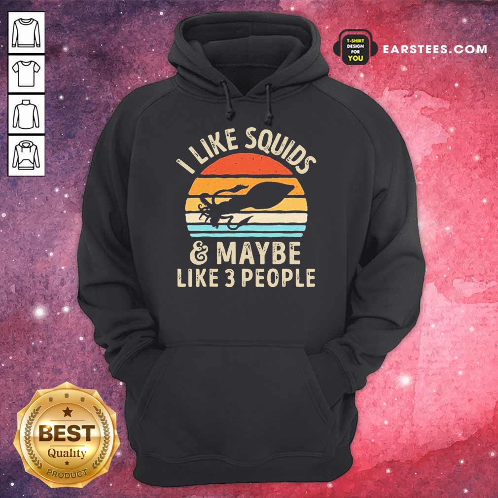 Vip Kraken I Like Squids 3 People Shirt - Image 4