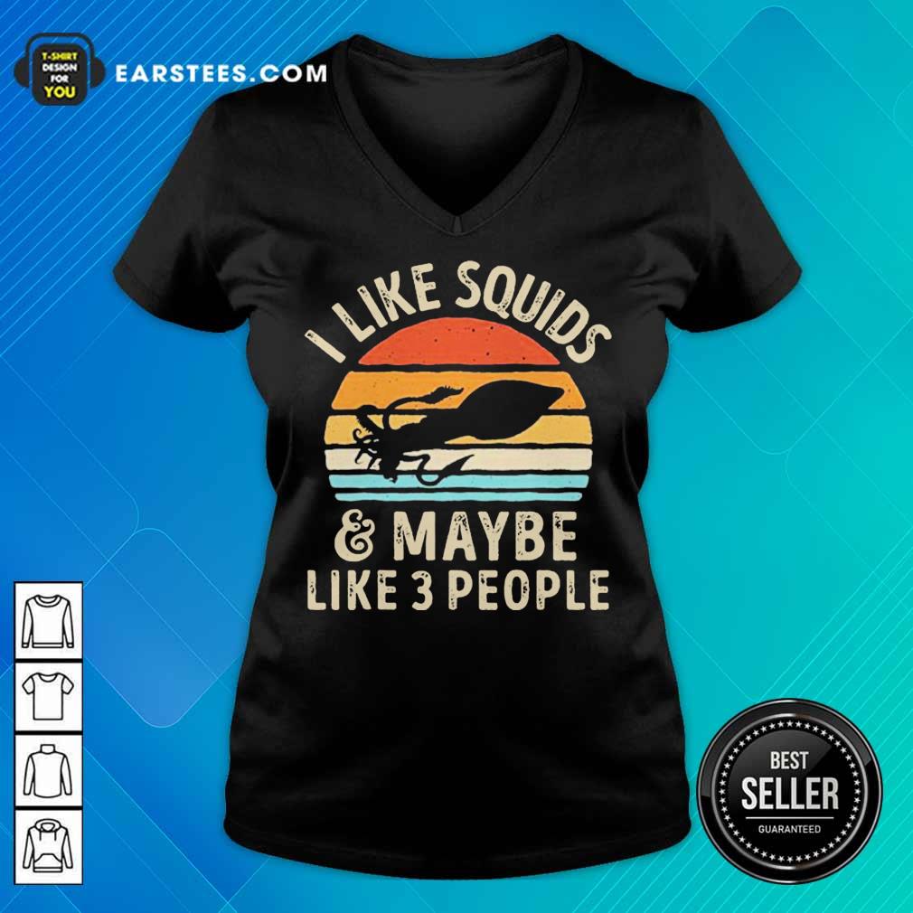 Vip Kraken I Like Squids 3 People Shirt - Image 5