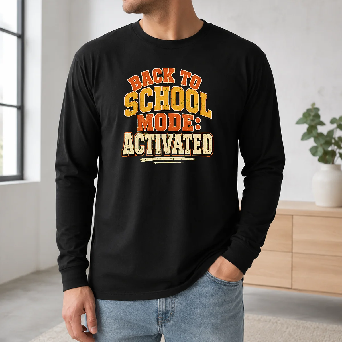 Original Back To School Mode Activated Vintage Students Shirt - Image 5