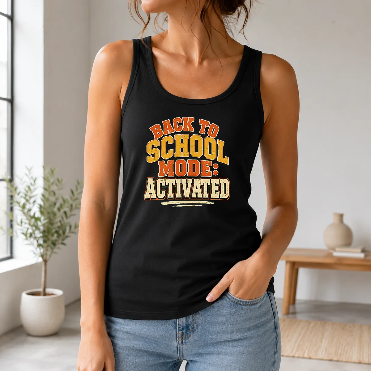 Original Back To School Mode Activated Vintage Students Shirt - Image 3