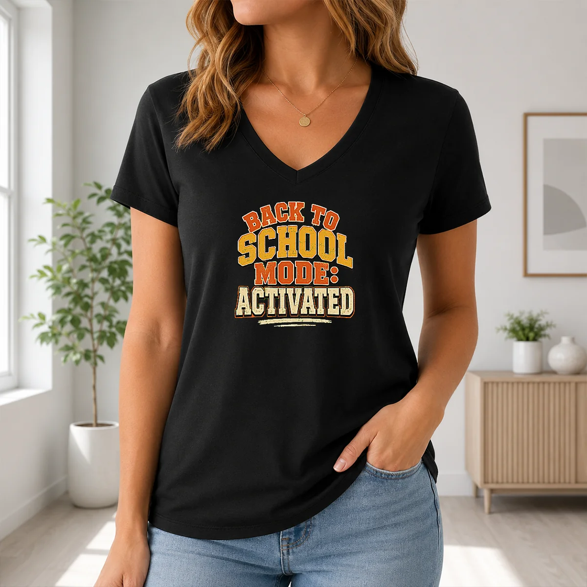 Original Back To School Mode Activated Vintage Students Shirt - Image 2