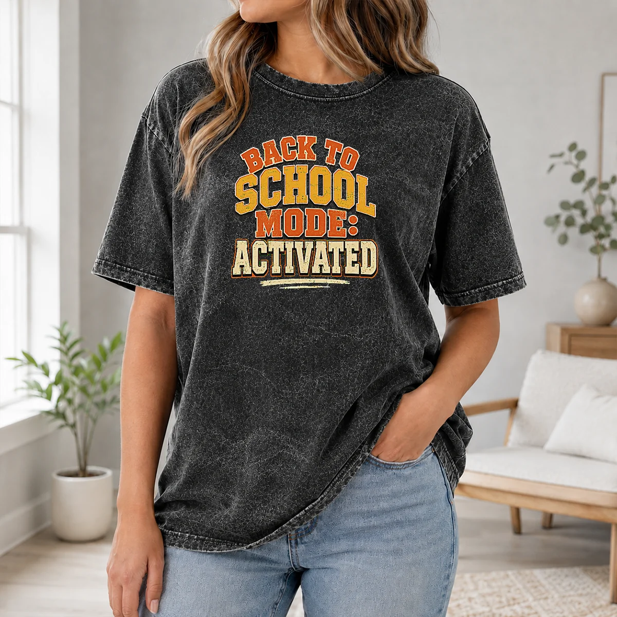 Original Back To School Mode Activated Vintage Students Shirt - Image 8