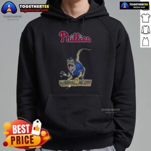 Alternative view of Original Philadelphia Phillies Tiny Turnip Velociraptor T-Shirt