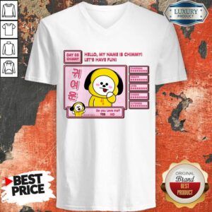 Alternative view of Hello My Name Is Chimmy Let's Have Fun Shirt