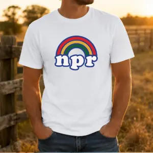 Pretty NPR Rainbow Shirt