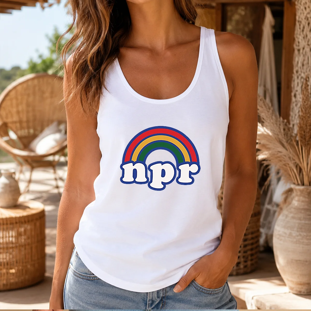 Pretty NPR Rainbow Shirt - Image 3