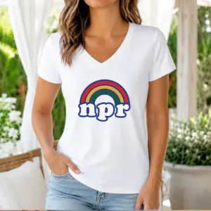 Alternative view of Pretty NPR Rainbow Shirt