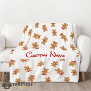 Alternative view of Good Mickey Mouse Gingerbread Delight Blanket Fleece Customized Blanket