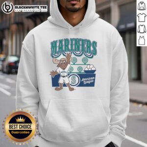 Alternative view of Pretty Mitchell & Ness Cream Seattle Mariners Step Back Up T-Shirt