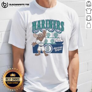 Pretty Mitchell & Ness Cream Seattle Mariners Step Back Up T-Shirt
