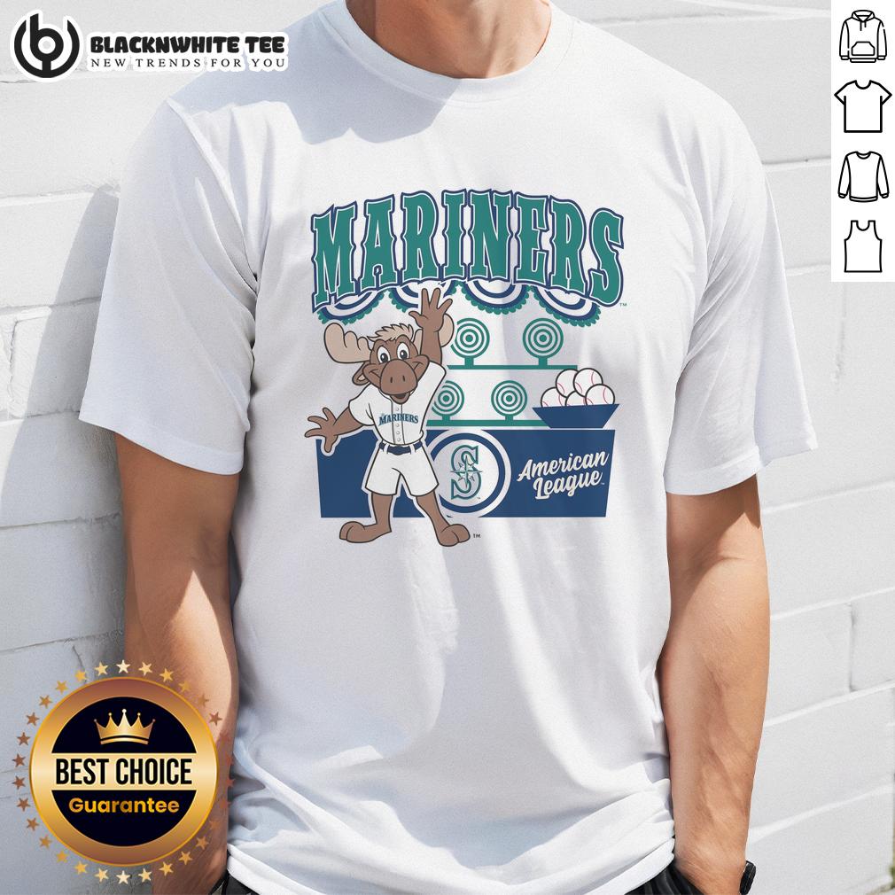 Pretty Mitchell & Ness Cream Seattle Mariners Step Back Up T-Shirt