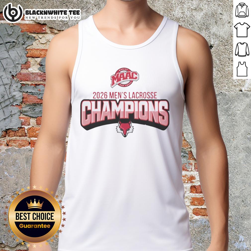 Top Marist Lacrosse 2026 Men's Lacrosse Champions T-Shirt - Image 4