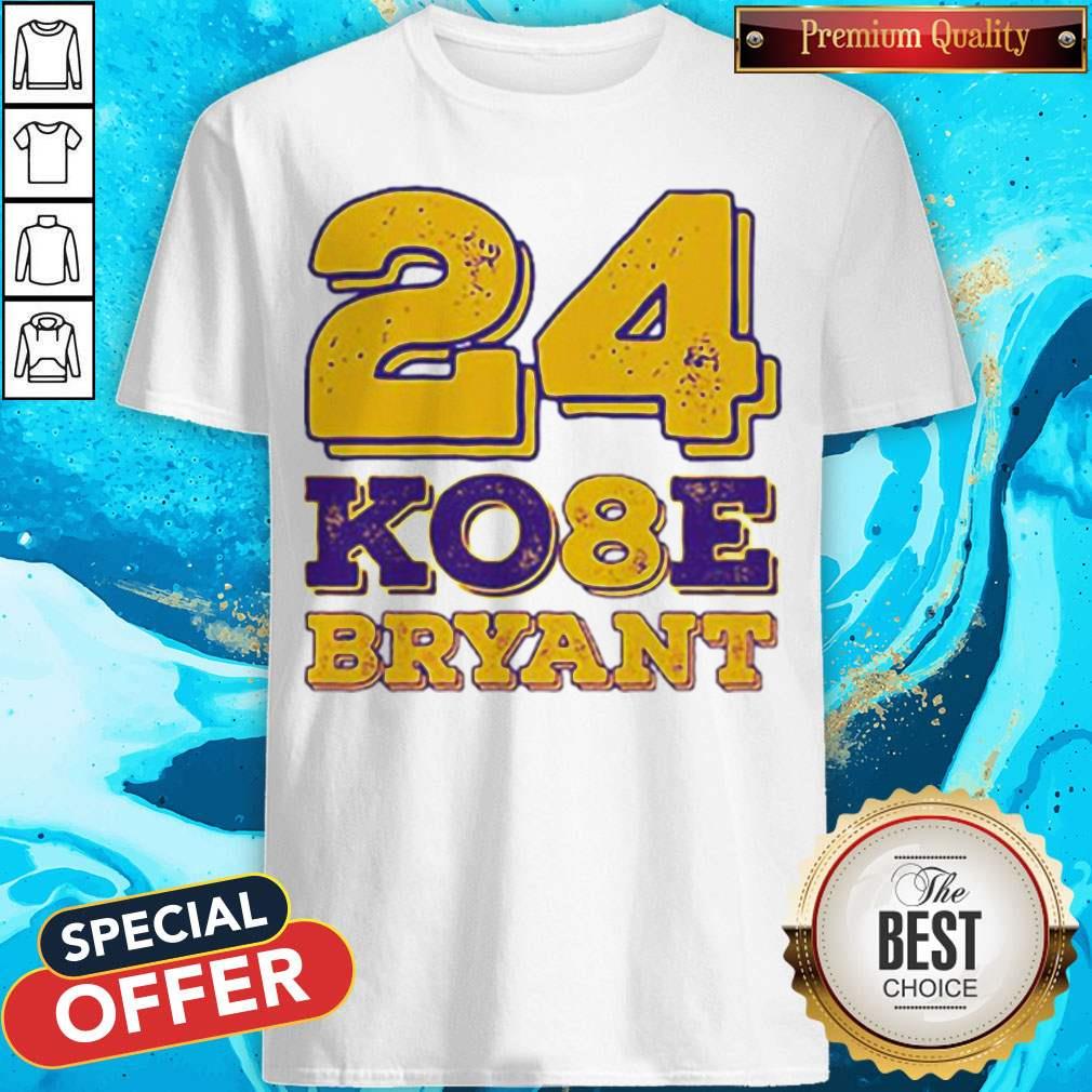 Nice 24 Kobe Bryant Los Angeles Lakers Basketball Shirt