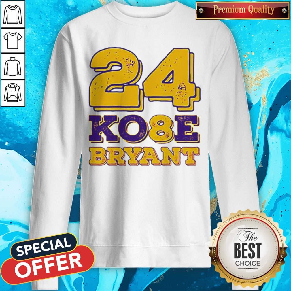 Nice 24 Kobe Bryant Los Angeles Lakers Basketball Shirt - Image 2